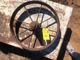 Iron Wheel Old Vintage Antique