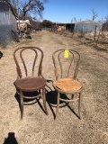 Set of 2 Wooden Chairs