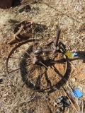 Antique Cast Iron Wheels Wrought Iron Vintage