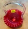 Fenton Glass Basket