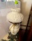 Floral White Double Lamp