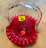 Fenton Glass Basket