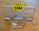 Fenton Label Glass