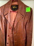 Leather Coat Size 38 - 100 Cabretta