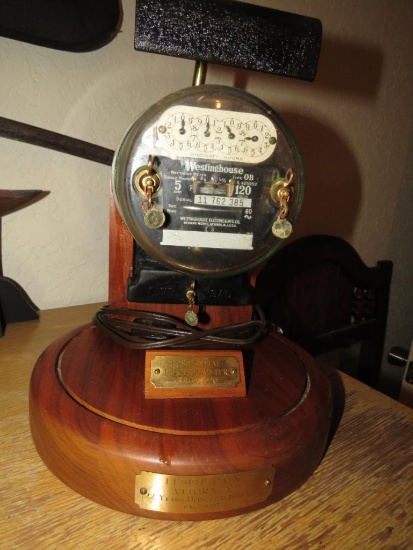 1920 Westinghouse Residential Electric Meter Lamp