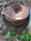 Several used disc blades.