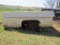 White truck bed with 1 ton axle