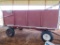 Hyd dump trailer 12x6.8 auger not included