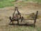 Three point shop built wire roller with seven spools, working condition