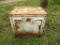 White vintage ammo box