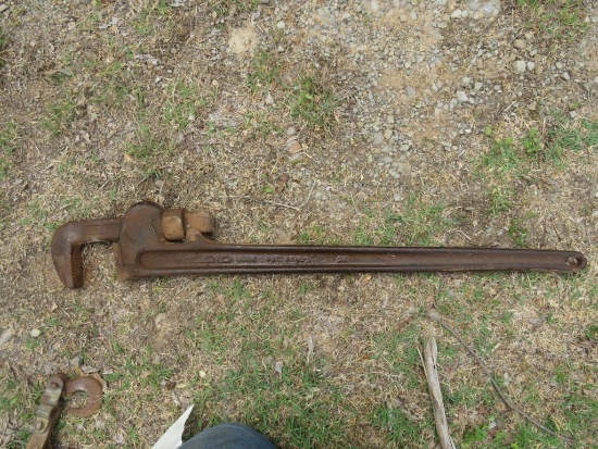 The Ridge Tool Co. Elyria Ohio USA 36 Pipe Wrench