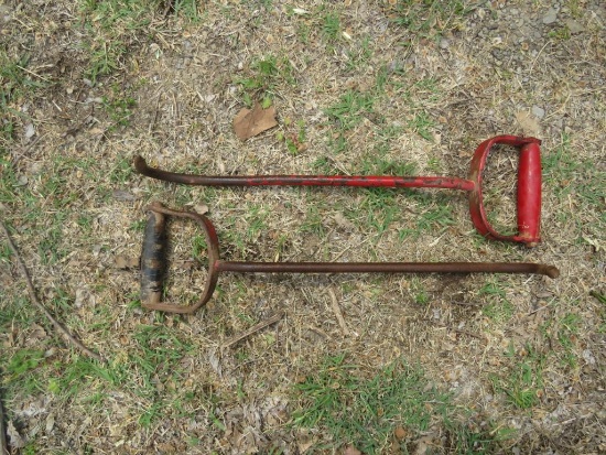 Set of two Vintage Antique hay hook