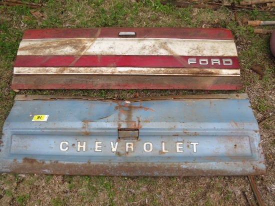 Set of two tailgates