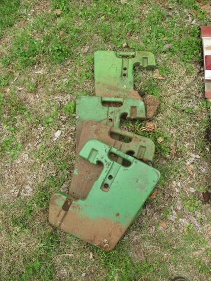 Set of 4 John Deer Suitcase Weights