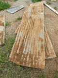 Set of 8 12ft galvanized panels