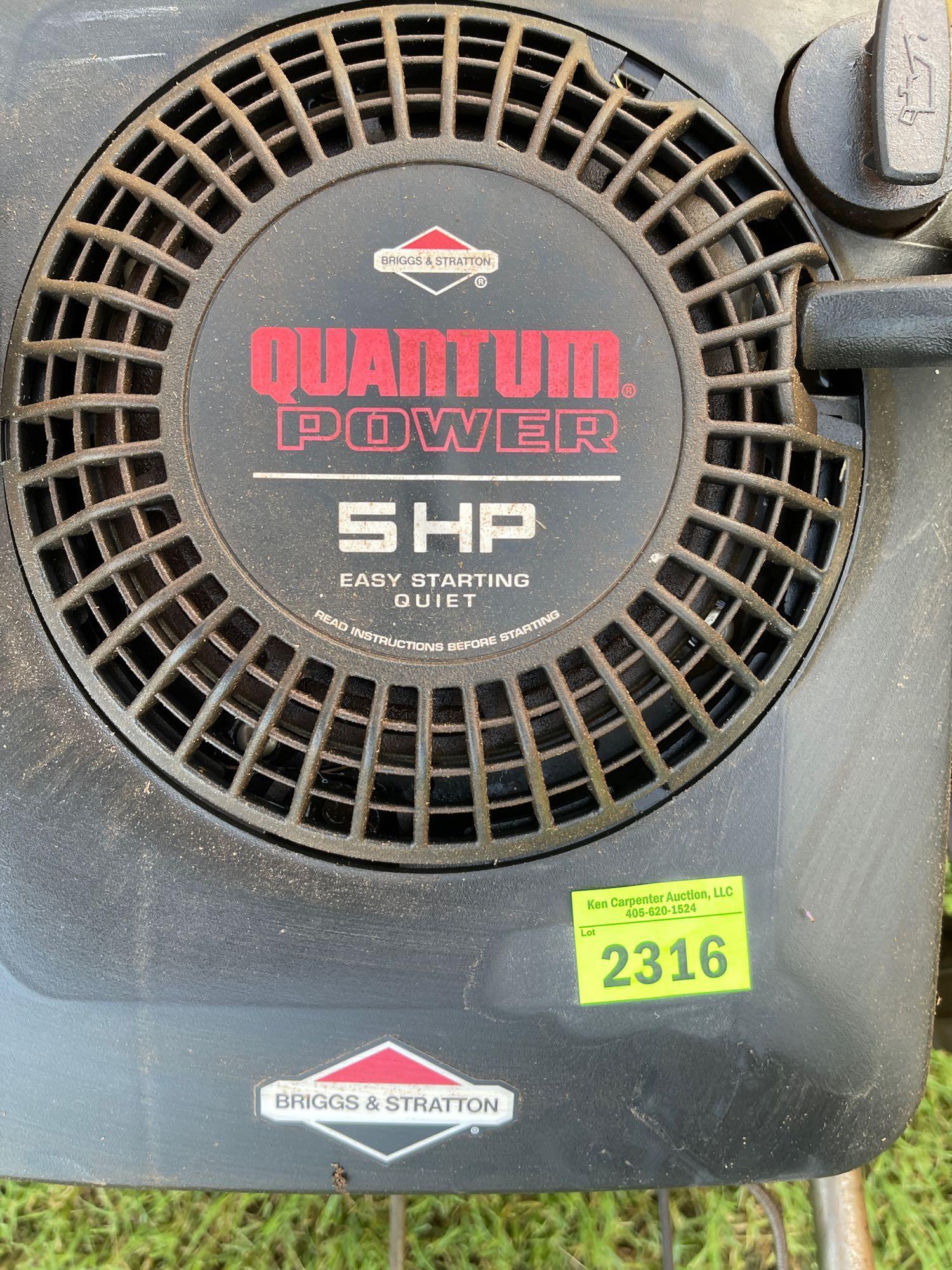 Quantum power 5hp lawn mower sale