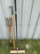 Shop broom garden tool fork shovel