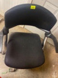 Black rolling chair