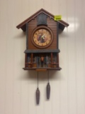 Antique battery operated John Wayne clock