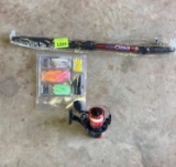 Xpro pole with yufeng reel and jigs