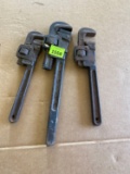 Antique pipe wrenches