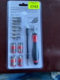 37 pieces FLEXI precision screwdriver and mini socket set