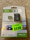 32 GB pny flashcard