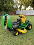 John Deere riding lawn mower