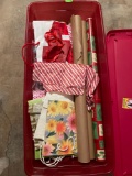 Christmas wrapping box