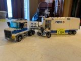 Lego Police Motorcycle & Semi