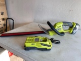 Ryobi Hedge Trimmer & Charger