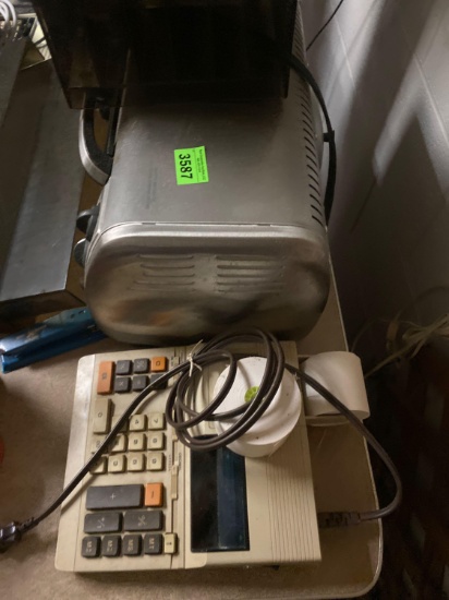 Hewitt packard laser jet for P calculator add machine, Oven