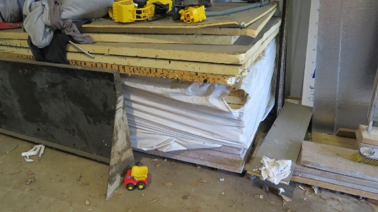 Styrofoam insulation panels