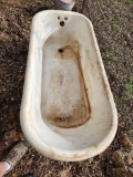 Antique clawfoot tub.