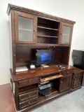 Ashley Furniture Wood Tall Desk Hutch