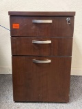 Wood Grain File Cabinet