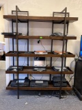 Ashley Furniture Wood & Metal Shelf