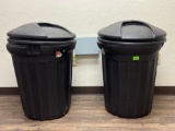 26-Gallon Plastic Trash Cans