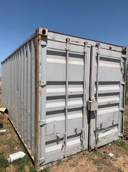 20ft high side shipping container. doors operate as they should. solid condition.