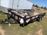 2010 P.J. Trailer Angle Pipe Top Trailer, VIN # 4P5P81821A1137047