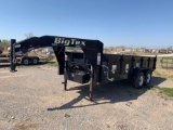 Big Tex Model 14GX gooseneck Dump trailer Light use great condition