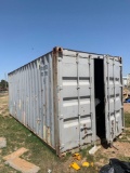 20ft high side shipping container. solid condition doors operate as they should. good floor. no