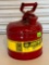 Justrite 2-Gallon Gas Can