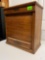 Antique Poole Bros Wood Rolltop Cabinet