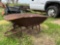 Antique Metal Wheel Barrow