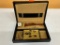 Jewerly Box with Cuff Links & Tie Pins