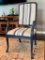 Navy & Cream Accent Chair