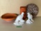 Plaster Birds, Clay Pots & Terracotta Wine Chiller