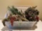 Artificial Greenery & Floral Bushes with Storage Tote