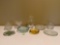 Candle Plates, Light Globes, Vase & Ash Trays